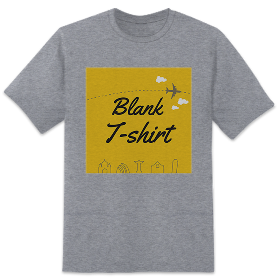 Blank T-Shirt Gray