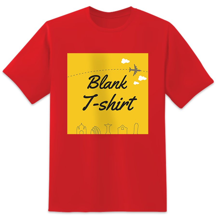 Blank T-Shirt Red